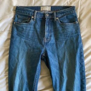 Everlane Straight Leg Blue Jeans